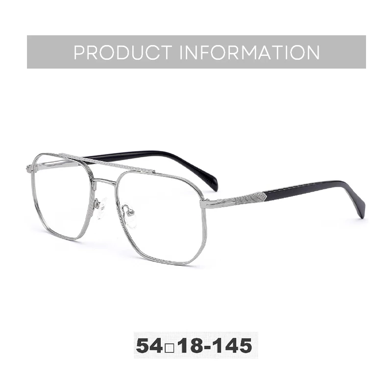 BLUEMOKY แว่นตาโลหะอินเทรนด์สำหรับผู้ชายแว่นตาออพติคอลแบบโฟโตโครมิกแว่นตาโปรเกรสซีฟ