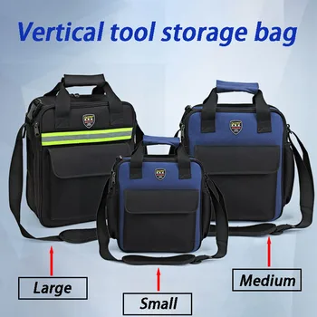 휴대용 수직 공구 보관 가방, 다기능 하드웨어 공구 정리함 가방, 전기기사 핸드헬드 수리 공구 포장 가방