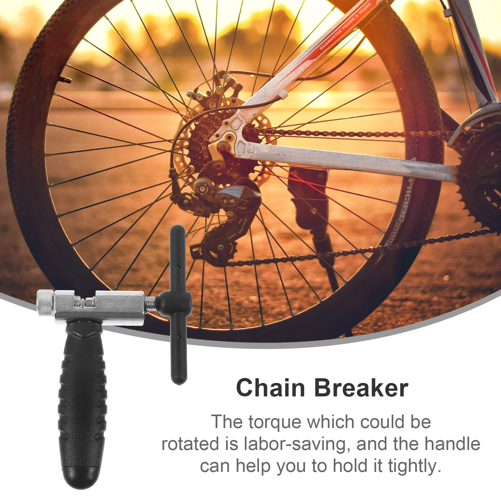 

Universal Chain Breaker Tool Easy to Use Labor-Saving Design for Bicycle Chain Repair Splitting and Removing in Outdoor Or