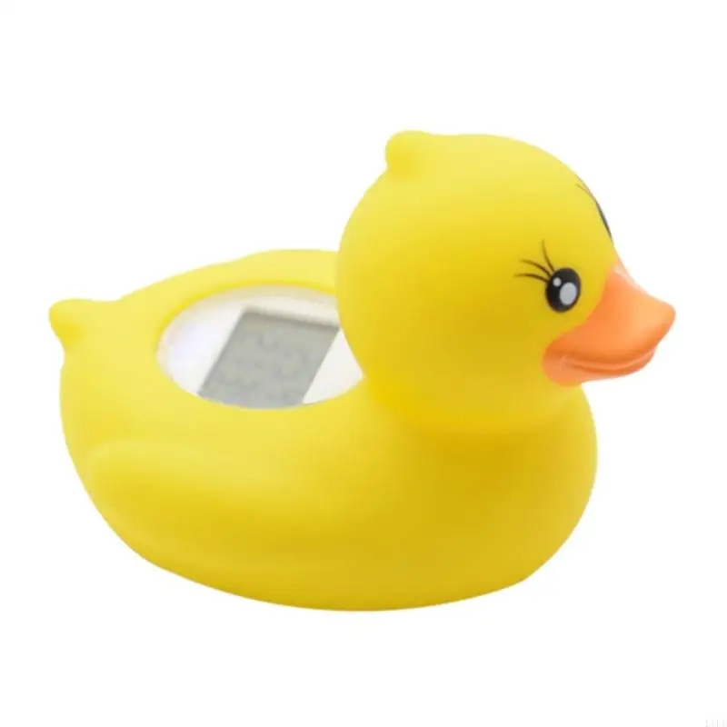 L1EE Duck Bath Thermometer Baby Safety Water Thermometer for Bathtub Floating Toy for Infants Newborn Babies Digital