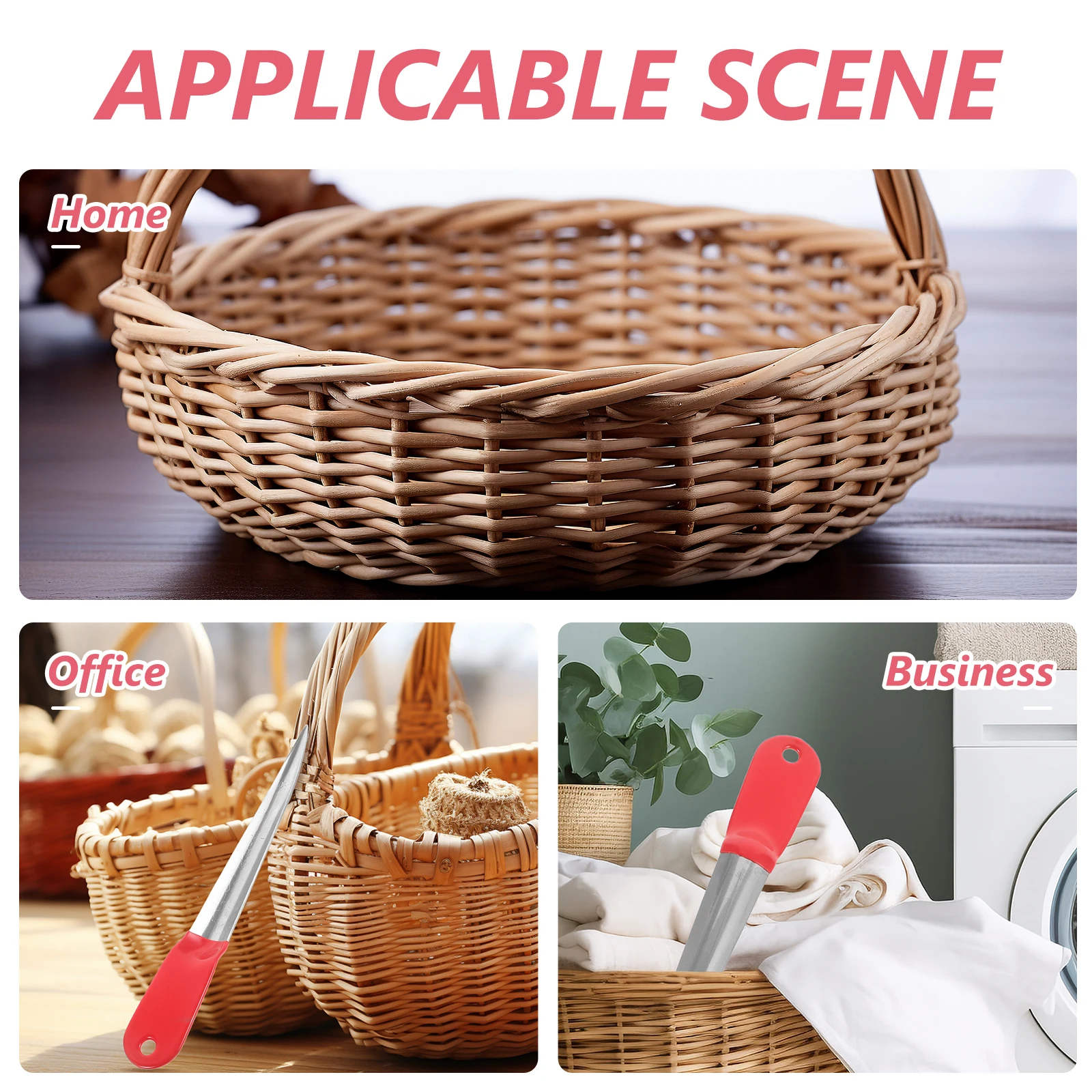 

1 set 1 Set Of Rattan Repair Tool Stainless Steel Prying Tool For Wicker Basket Weaving Furniture Repair Kit Chair Cane Supplies