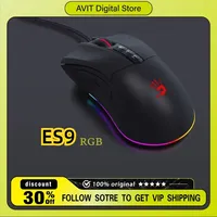 Wired ES9 Pro A4tech Blood E-sports Gaming Mouse Laptop Accessories RGB Professional Mechanical Game Office Desktop Notebook