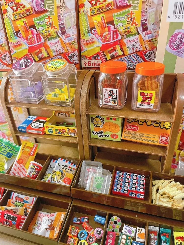 إعادة النقل ريترو ديم سوم كاندي مخزن مشهد مصغر نموذج لطيف هدية لعبة تحصيل شخصيات العمل العصرية عرض لعشاق #5