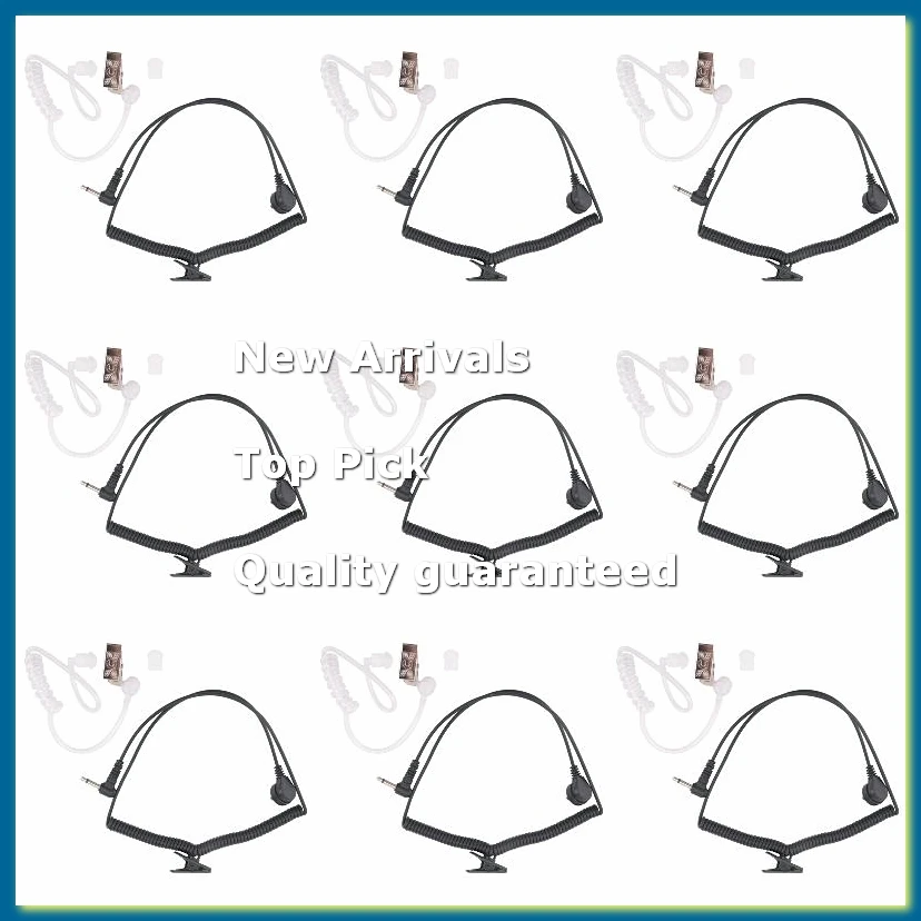 6Pack X(3.5mm Listen Only Acoustic Tube Earpiece Headset for APX6000 APX7000 APX4000 Earphone