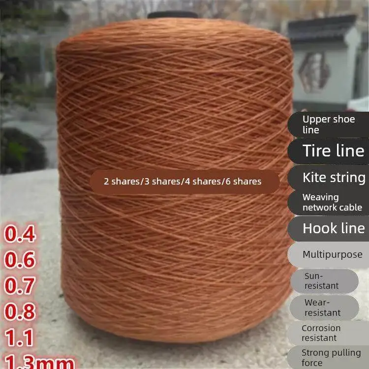 

High-Tensile Wear-Resistant Nylon Fishing Line Kite String Shoelace Construction Site Tire Rope Net Casting Line DIY Sewing M...