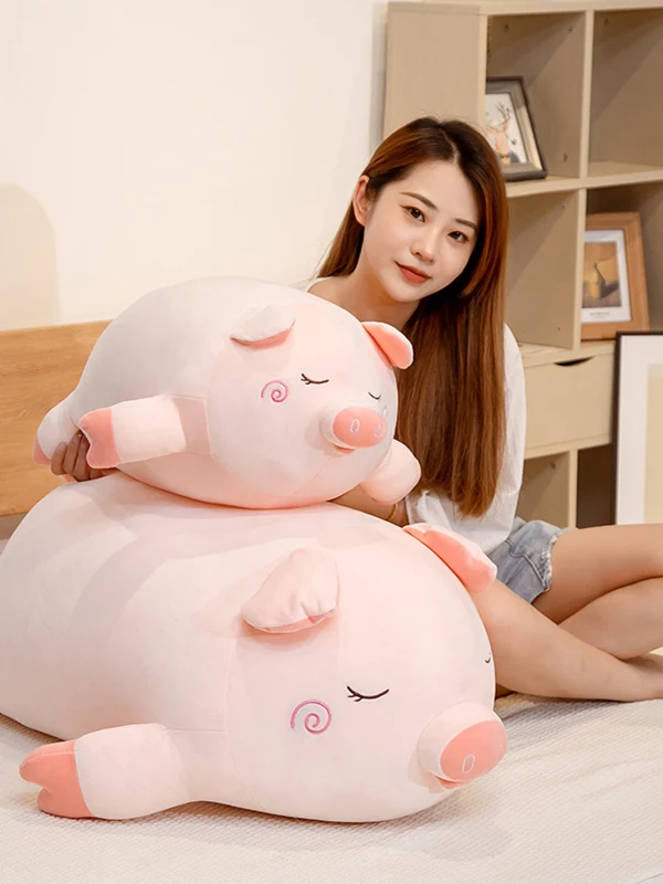 

Мягкая игрушка-подушка «Ангельский поросёнок» большого размера, подарок на День рождения, День святого Валентина, для предложения руки и сердца, мягкая кукла из ткани для всех возрастов, из Китая