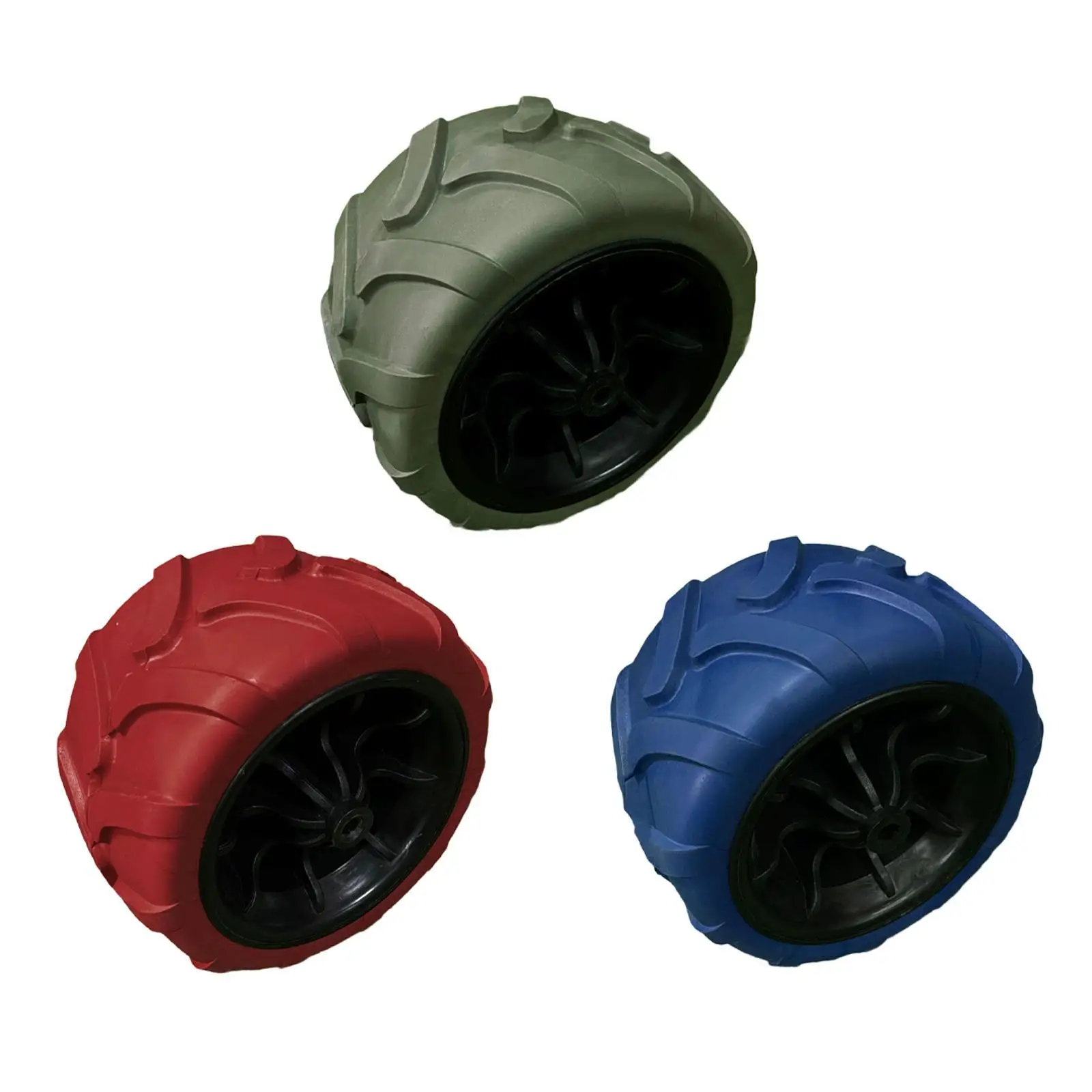 

Твердые колесики из искусственной кожи, портативные, простая установка, профессиональная тележка, колесика из искусственной кожи для косилки, кемпинга, пляжа, складной лагерь