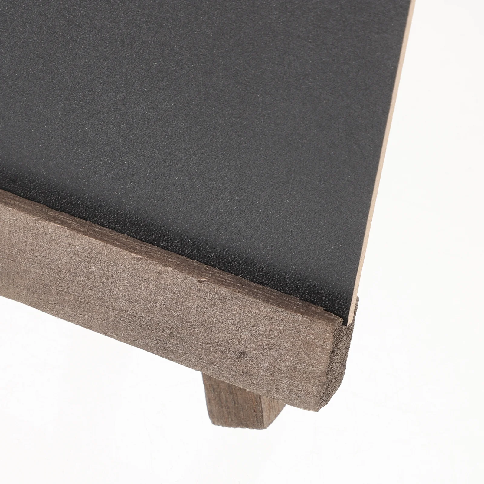 علامة مذكرة صغيرة لسطح المكتب على شكل سبورة عتيقة لديكور سطح الطاولة وحامل خشبي مثالي لمناسبات أعياد الميلاد وحفلات الزفاف