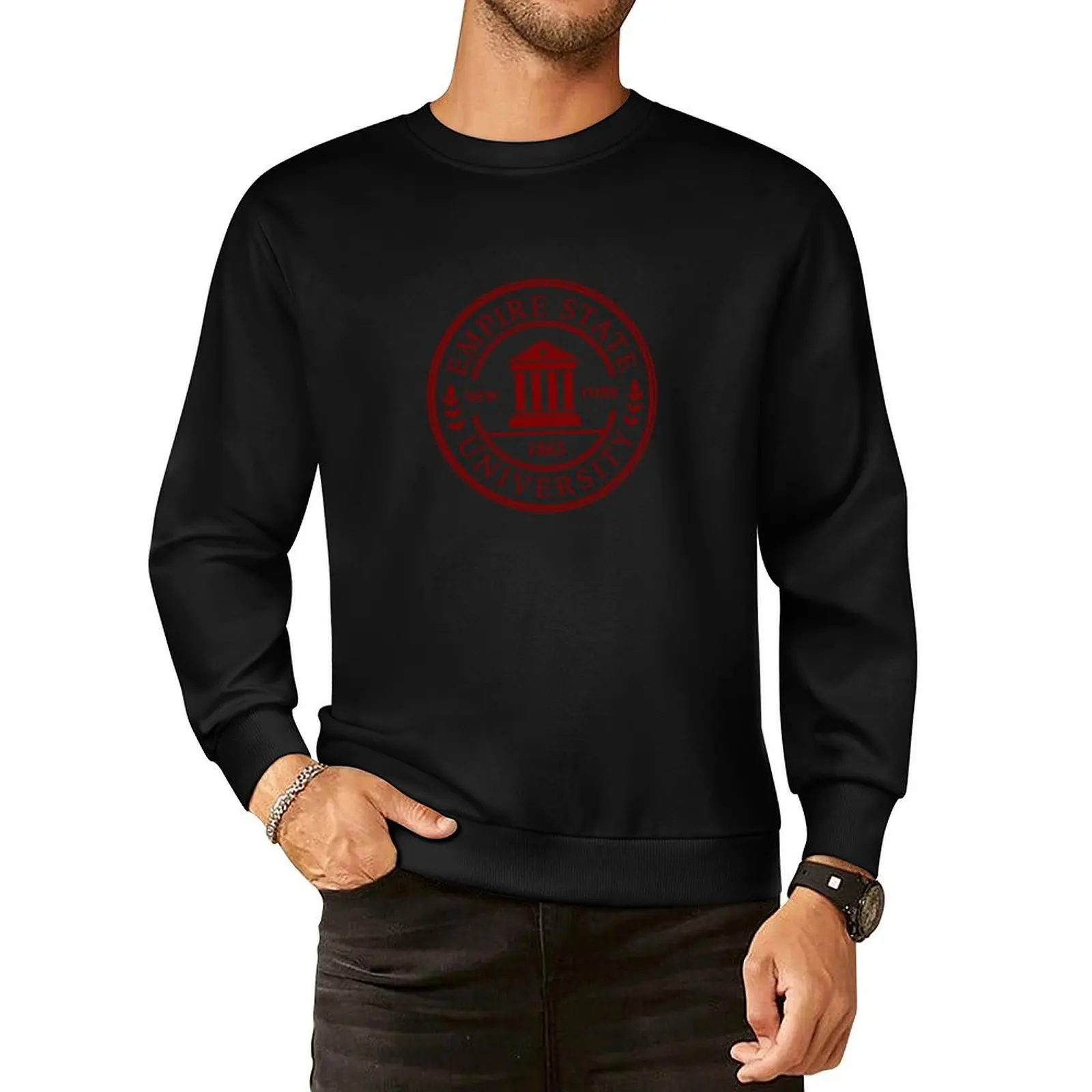 

Empire State University Pullover Hoodie autumn jacket men streetwear men oversize sweatshirts