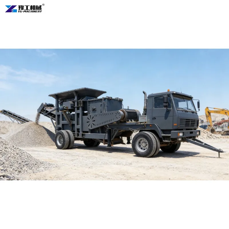 Heavy Duty Mobile Crushing Station Built for Continuous Mining and Quarrying Operations