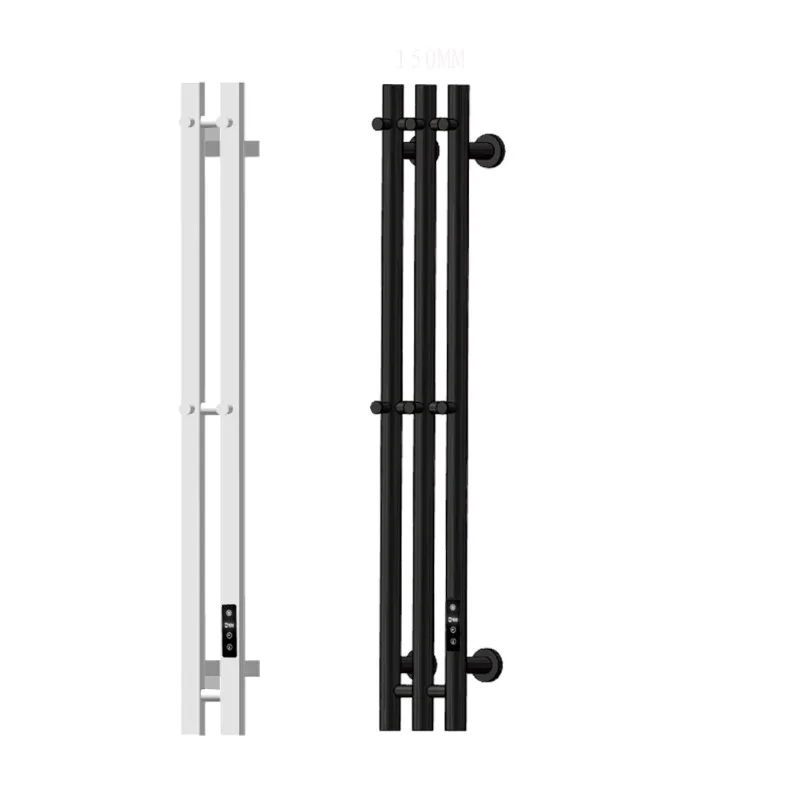 Vertical electric towel rack Intelligent timing constant temperature dumb black towel bar Bathroom towel
