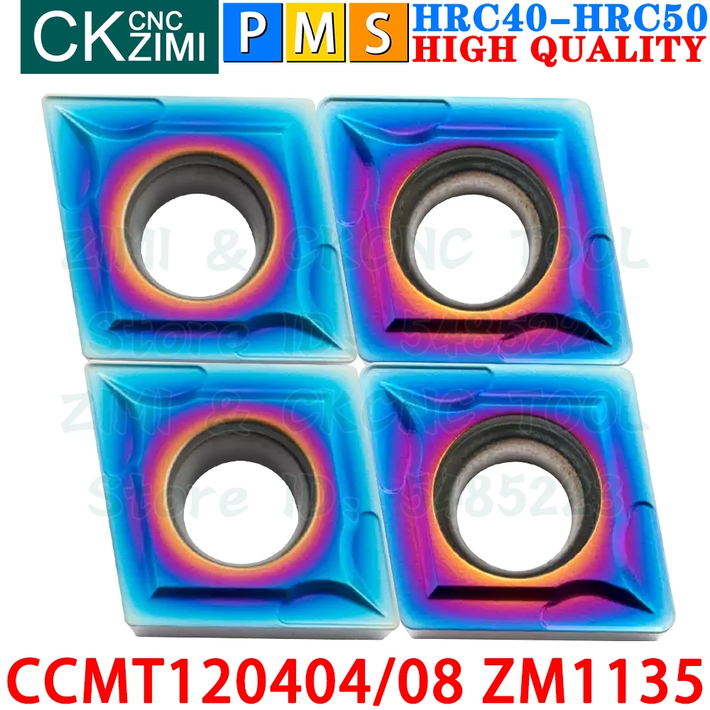 CCMT120404 ZM1135 CCMT120408 ZM1135 CCMT431 CCMT432 كربيد الخارجية تحول إدراج أدوات CCMT 1204 CCMT1204 CNC مخرطة معدنية أدوات تقطيع
