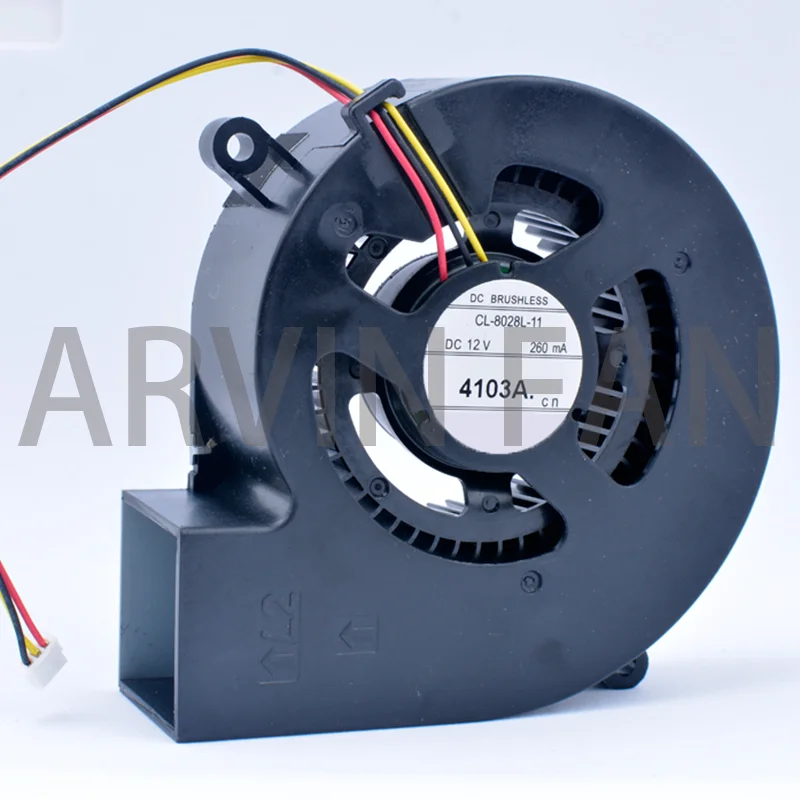 

Brand New Original CL-8028L-11 DC12V 260MA 4103A Turbo Blower Cooling Fan Suitable For Projectors And Retrofit Cooling