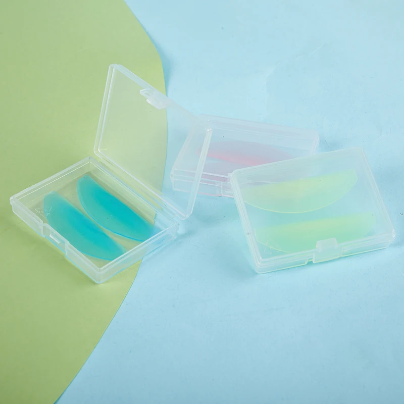 1Pair Ultra Thin Silicone Eyelash Perm Pads Lashes Rods Shield Lifting 3D Eyelash Curler Accessories Applicator Makeup Tool