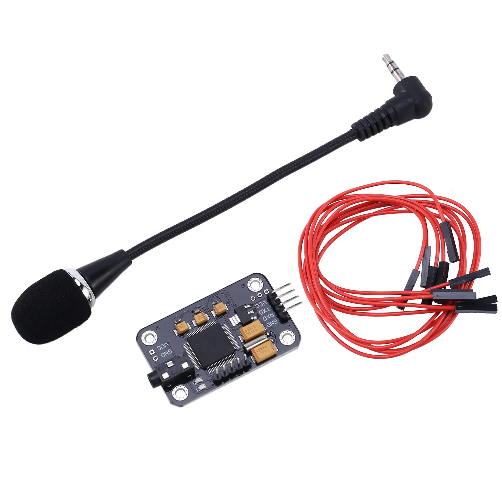 Voice Recognition Module With Microphone Dupont Speech Recognition Voice Control Board For Arduino Compatible