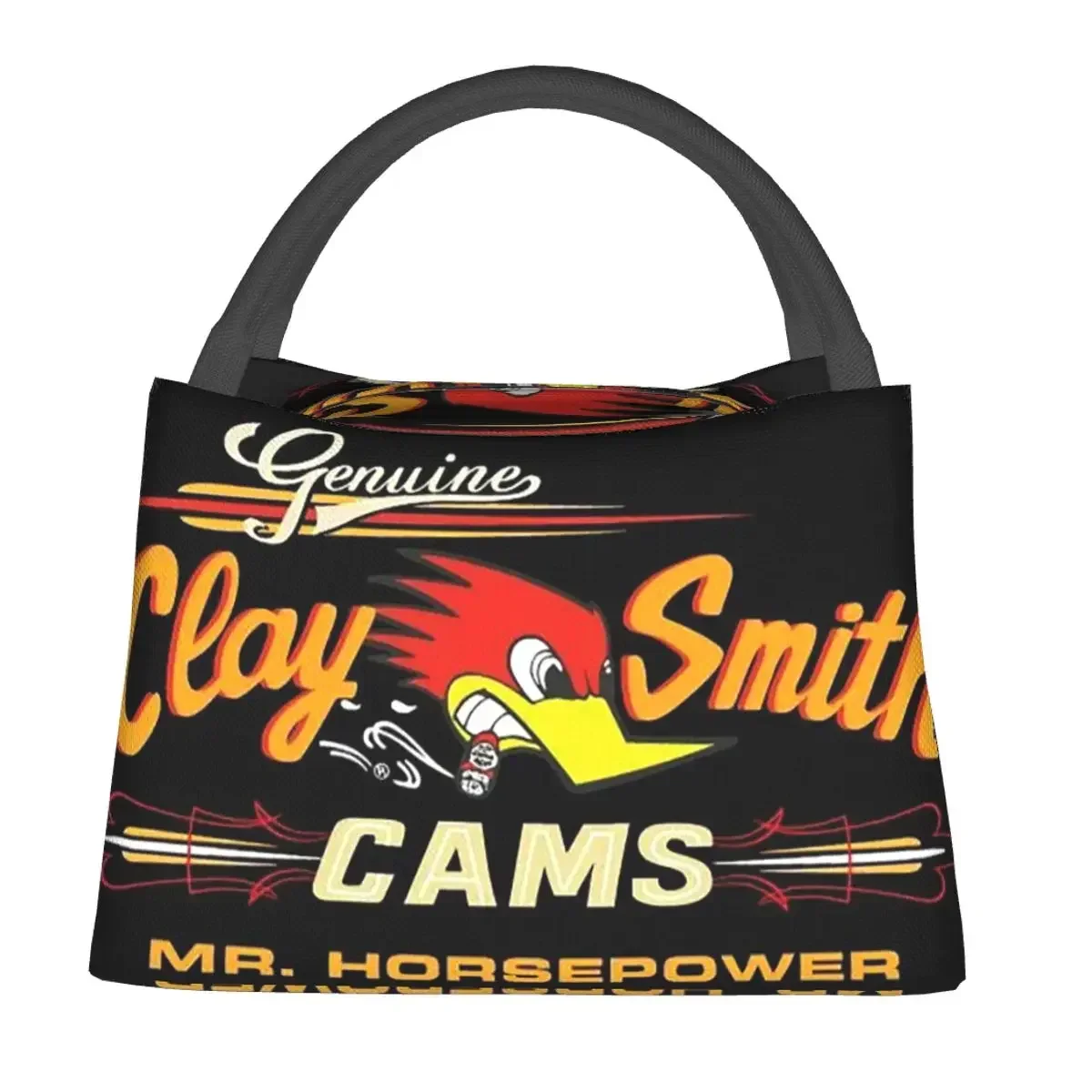 Mr.Horsepower Clay Smith Cams Lunch Bags, Boîte à bento isolée, Fourre-tout, Sacs de pique-nique pour femmes et enfants, Made in the USA Street