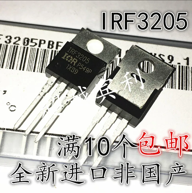 

30pcs original new Imported IRF3205 100A55V 200W field-effect transistor inverter