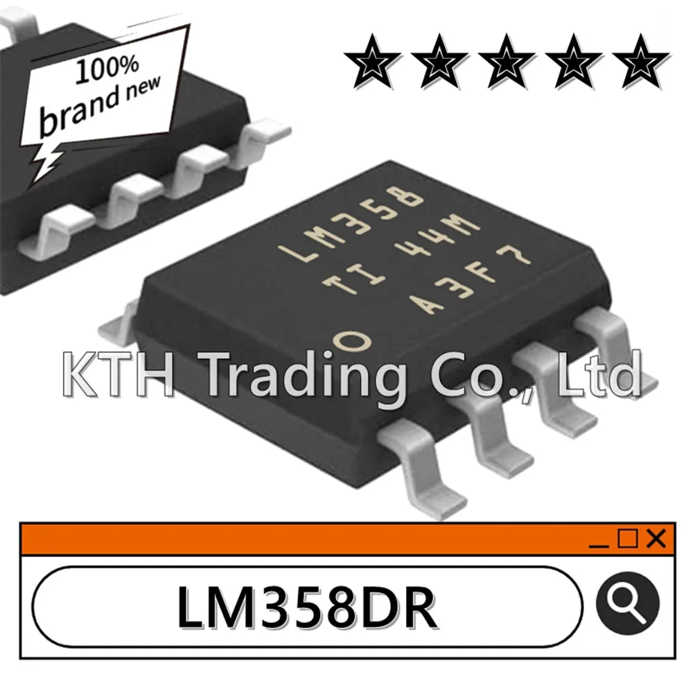 20Pcs/Lot Orginal New LM358DR LM358D LM358 LM358DT SOIC-8 Operational amplifier chip Electronic components integrated circuit IC