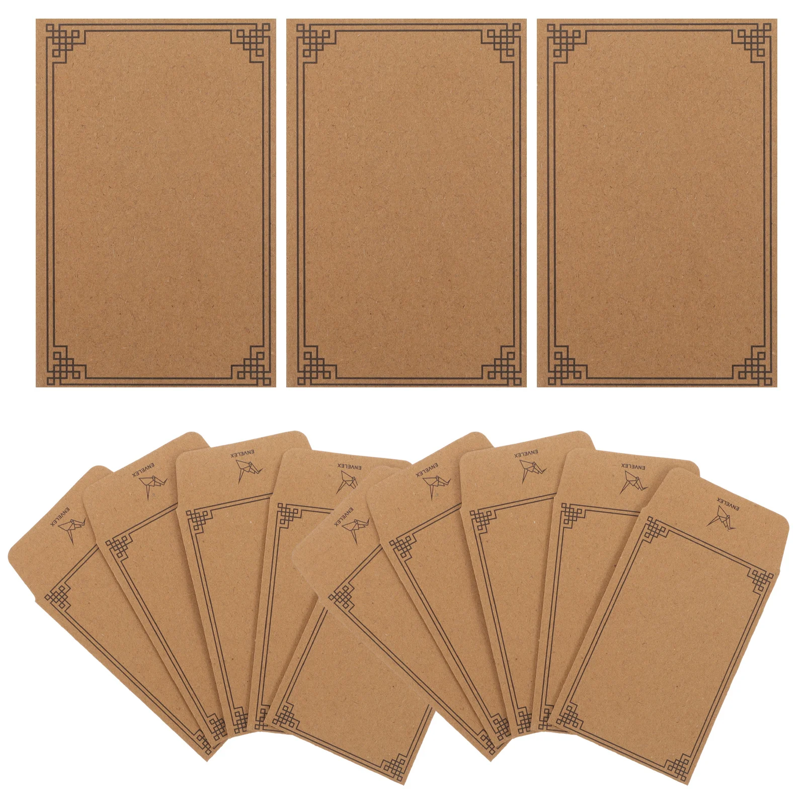 100Pcs Small Paper Envelopes for Money Storage Vintage Kraft Envelope Set Ideal for Cash Coin Seeds and Credit Card Organization