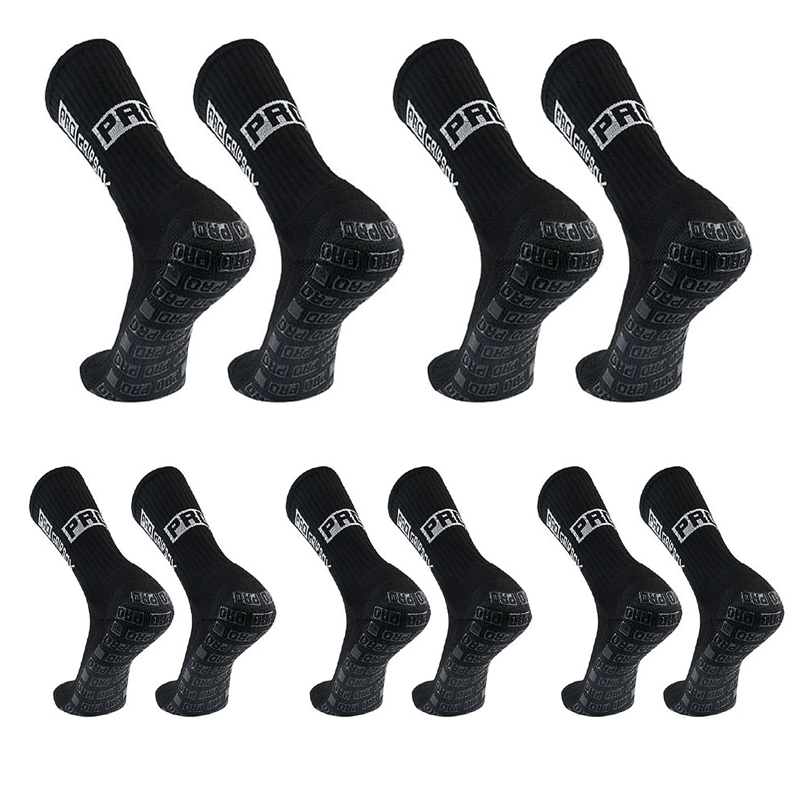 

Sports Socks High Elasticity Football Socks with Non-Slip Grip Size 39-46 Ideal for Sports like Football Basketball and Running