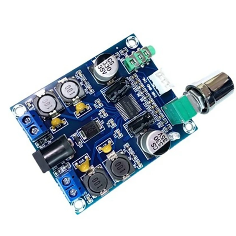 RISE-TPA3118D2 плата цифрового усилителя мощности 2,0, двухканальный Hi-Fi динамик 2X45W, Плата усилителя мощности