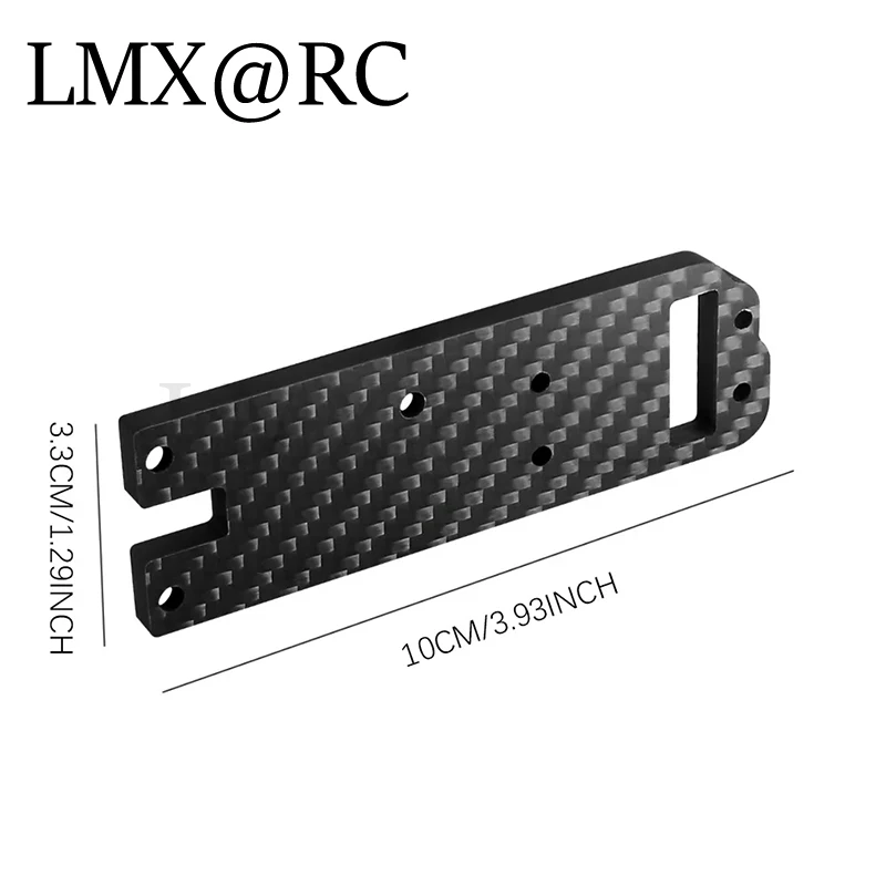 Carbon Fiber Rear Second Floor Board Plate for TEKNO MT410 RC Car Upgrade Parts Accessories