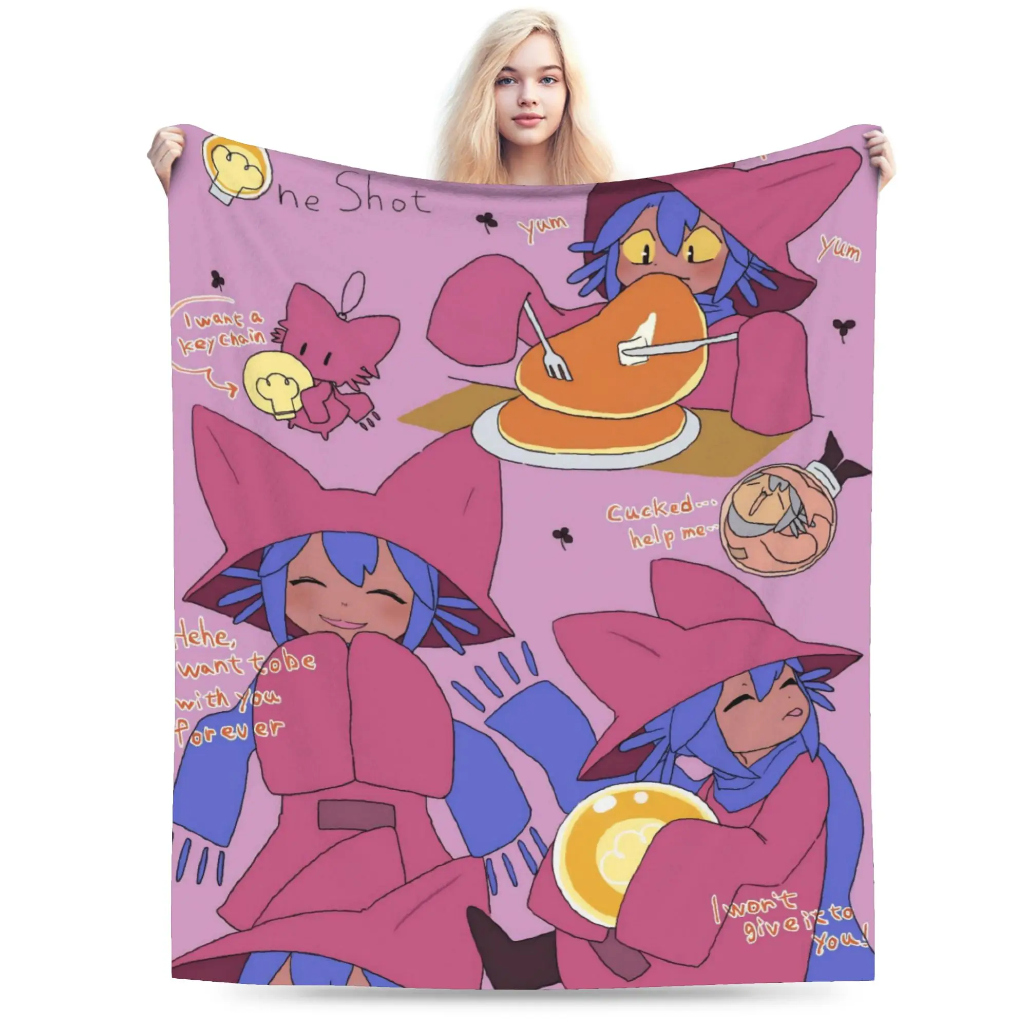 OneShots Niko Blanket Super Soft Warm  Throw Blankets for Couch 50x60 Inch Multiple Sizes Quilt