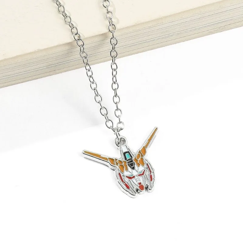 Mobile Suit Gundam Necklace Cute Fashionable Personalized Creative Kawaii Simple Necklace Pendant Birthday Gift for Friends - view 4