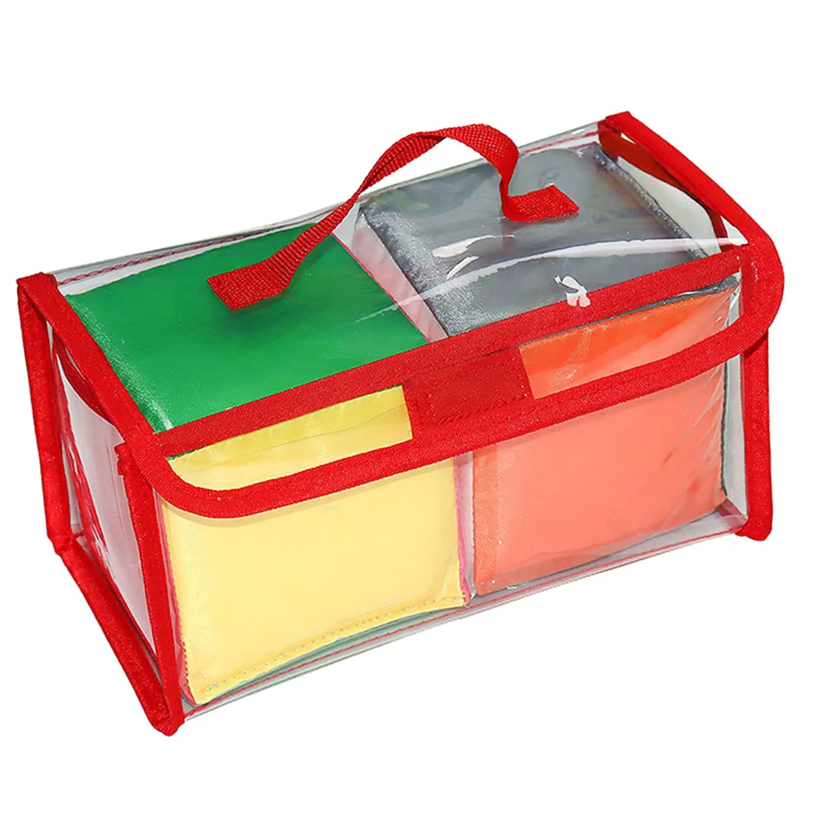 Cubes d'apprentissage personnalisés avec poches transparentes, jeu éducatif, jeu de dés, jouets fuchsia dos, 2 pièces