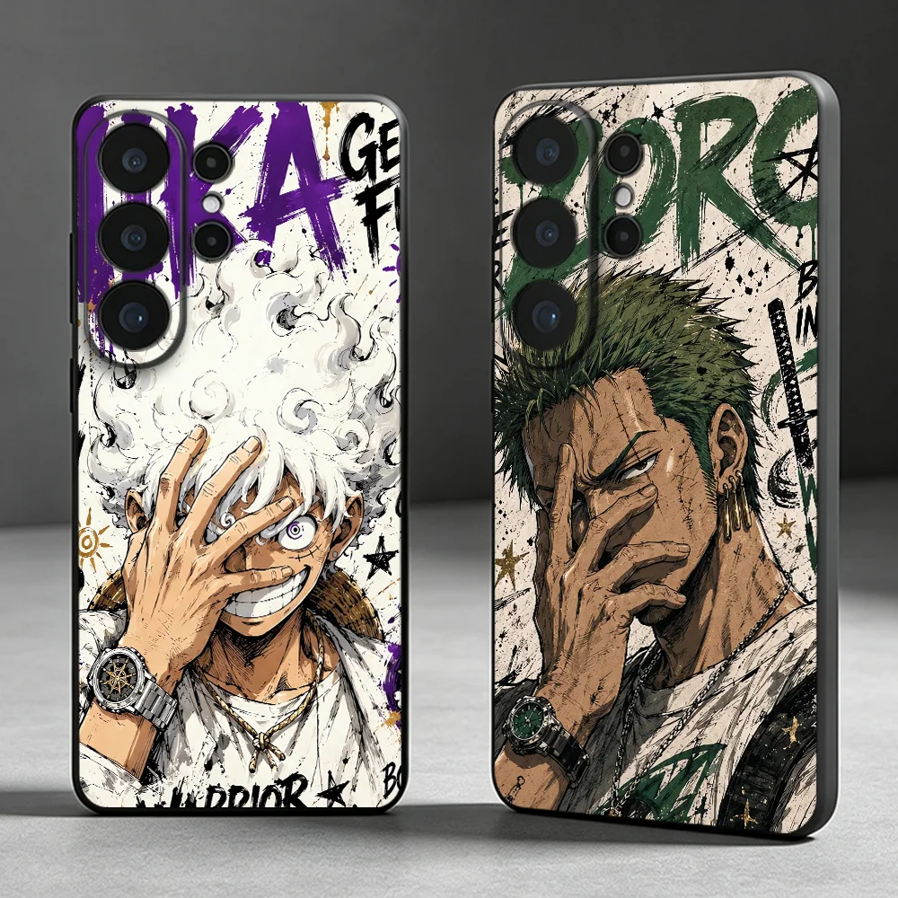 Case for Samsung Galaxy S26 Ultra S10 S9 S24+ S23 S25 Plus S24 S20 S21 FE Note 20 8 9 10 S25+ S26+ Phone Cover Luffys And Zoros