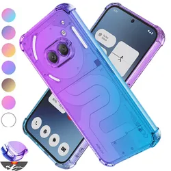Four-corners Shockproof Gradient TPU Case for Nothing Phone 3a 2a (2A) Plus 2 1 Protective Cover Fundas Coque Capa