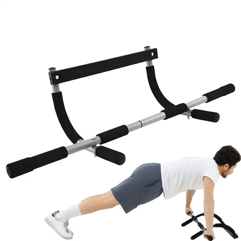 

Door Frame Pullup Bar Upper Body Fitness Workout Bar Hangable Bar for Home Gym Effective Fitness Trainer for Indoor Exercise