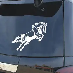 Cool Fashion Running Horse Car Body Window Bumper Decal Reflective Sticker Decor Car Exterior Accessories Supplies Products