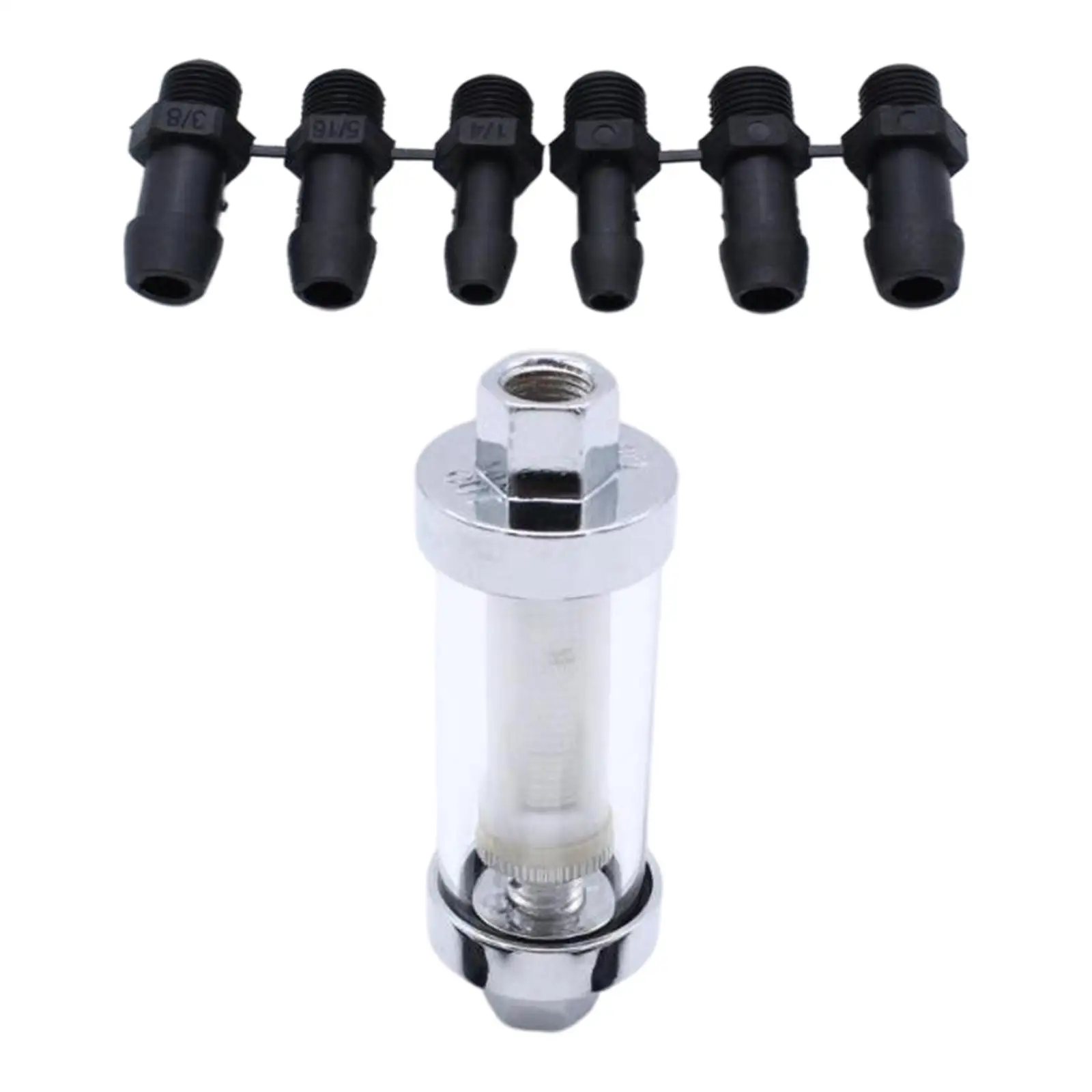 

Viewable Inline Oil Filter 3/8\\\" 1/4\\\" 5/16\\\" Fittings