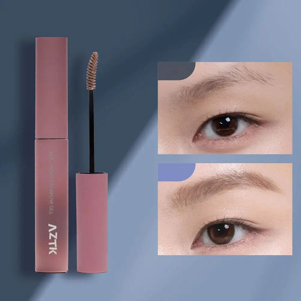Matita per sopracciglia colorata AZTK Impermeabile e non sbiadisce Crea un look naturale a lunga durata con sopracciglia ondulate e lisce selvagge