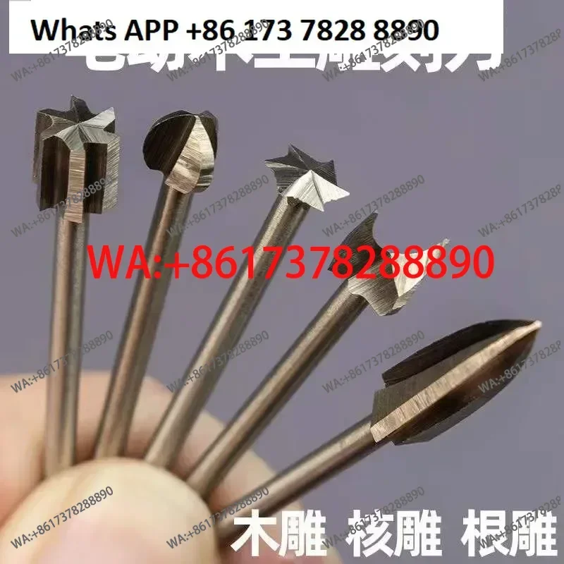 Electric wood carving knife nuclear carving root carving woodworking tool sharp and durable size model complete