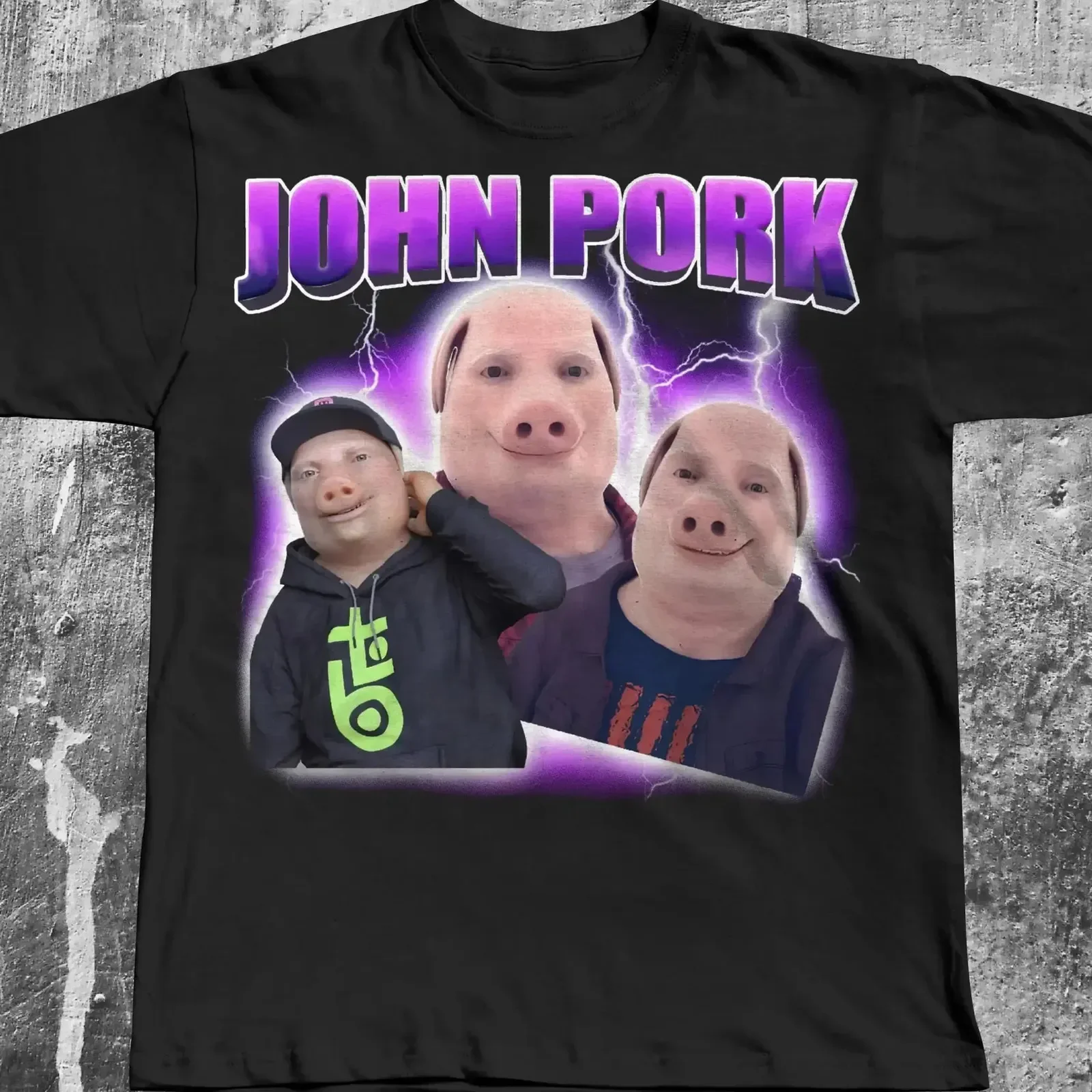 مضحك الرجال النساء خنزير تيز القمم جون بورك يدعو الرد على المكالمات الهاتف قميص التي شيرت 90s القوطية الهيب هوب تي شيرت الشارع الشهير الملابس