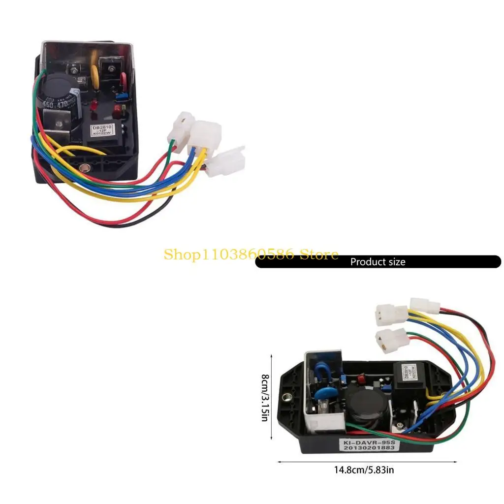 

Профессиональный автоматический регулятор напряжения 242A KI-DAVR-95S для однофазного генератора с защитой от перегрузки для на