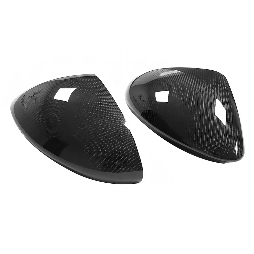 

Rearview Side Mirror Covers Cap For Maserati Grecale Alfa Romeo Stelvio Dry Carbon Fiber Sticker Add On Shell