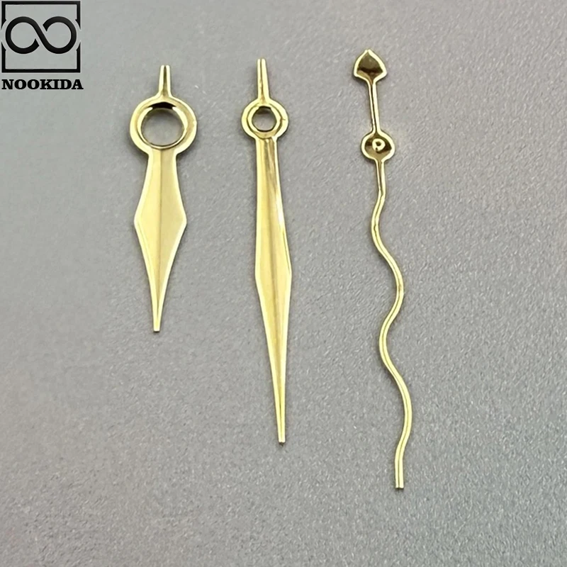 NOOKIDA Aksesori Jam Tangan untuk Gerakan NH35/NH36/4R/7S NH35 Tangan Rose Gold Emas