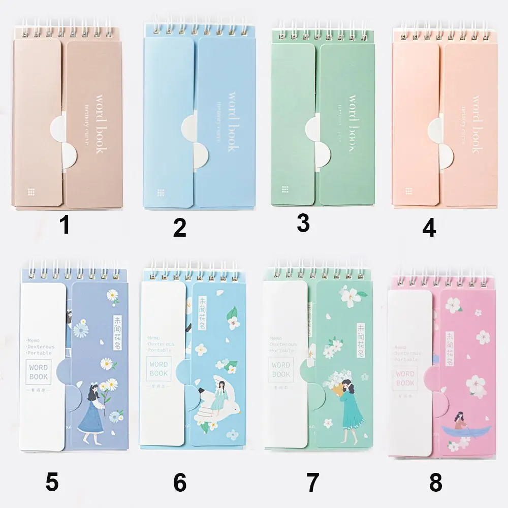 Portable Journal Diary Memory Memo Recite Words Vocabulary Notebook Foreign Languages Word Book Mini Notepad