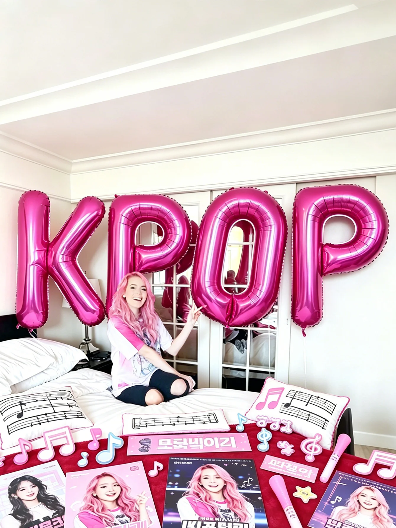 KPOPレターバルーン4個セット — K-POPをテーマにし - Photography Hacks のレビューと価格