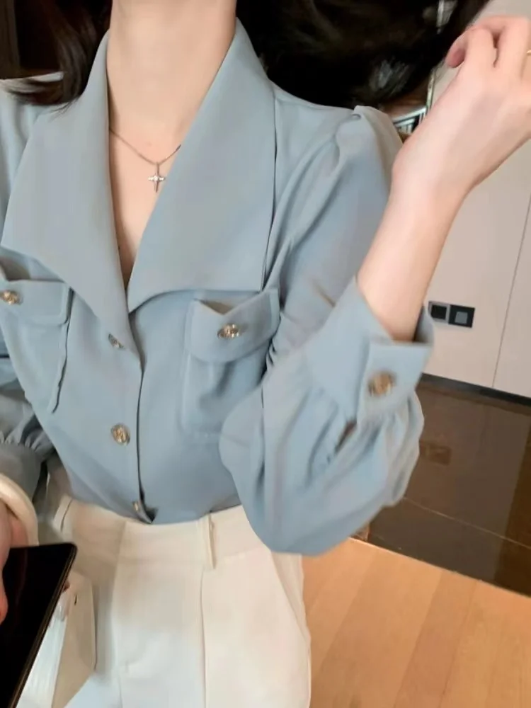 

Long Sleeve Shirts Womens Striped Button Down Blouses Slim Fit Subcultural Harajuku Emo Trendy Gothic Y2K Aesthetic Punk Rock