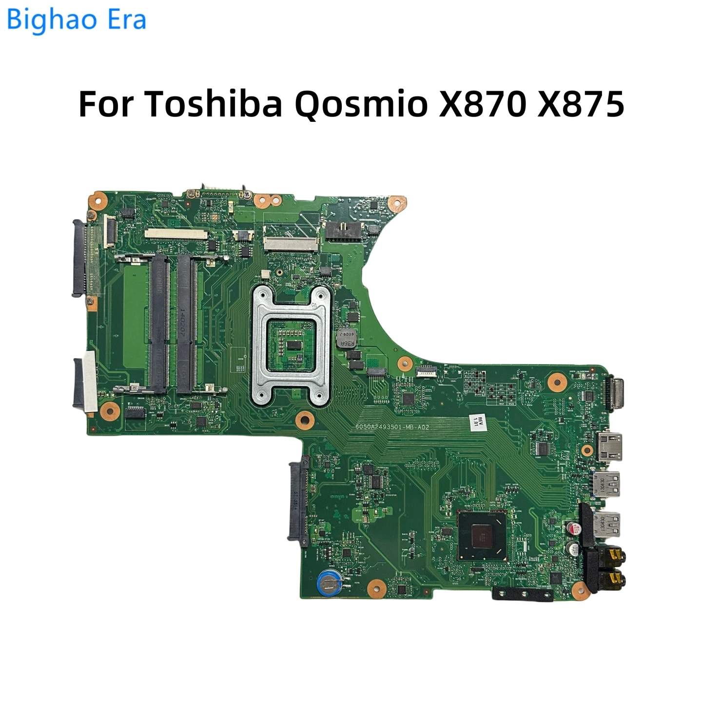 6050A2493501-MB-A01 For Toshiba Qosmio X870 X875 Laptop Motherboard With HM76 Chipset SPS：V000288030 (Only Support eDP)