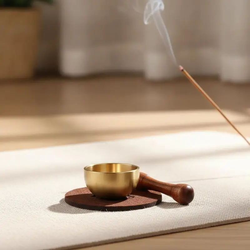 Original Intention Mini Brass Chant Bowl, Sound Bowl, Calming Hand Therapy