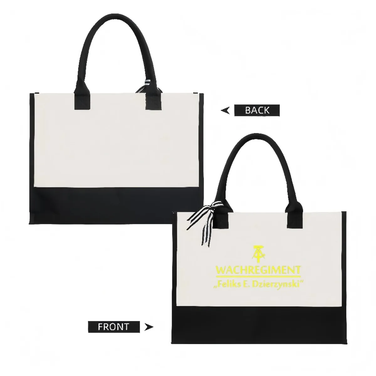 WAREGIMENT 2026 جديد وصول موضة عملية واسعة قابلة لإعادة الاستخدام حمل حقيبة نمط طباعة 2 لهجة الثقيلة حقيبة كتف كبيرة fo #2