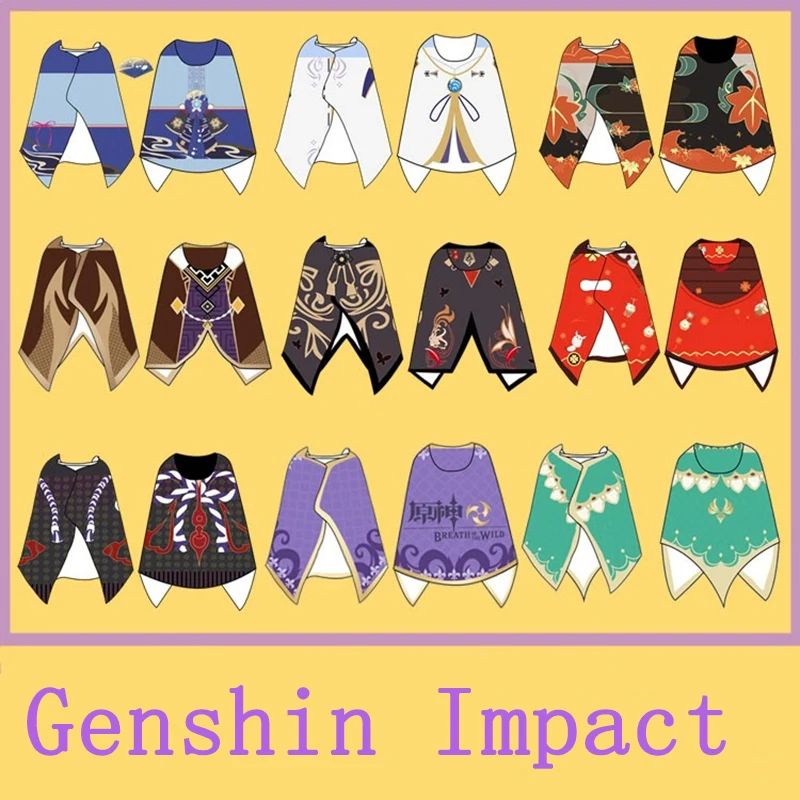 

Genshin Impact Cosplay Blanket Cloak Cape Kazuha Scaramouche Wanderer Venti Hutao Klee Zhongli Arataki Itto Kaveh Costume Hoodie