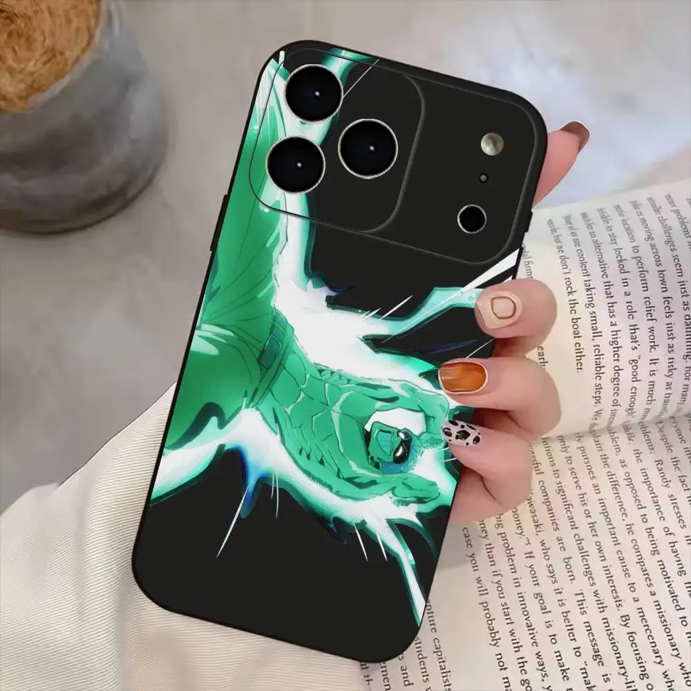 

Hakari Kinji Jujutsu Kaisen Phone Case For iPhone 17,16,15,14,13,12,11 Plus,Pro Max, Black Silicone Cover