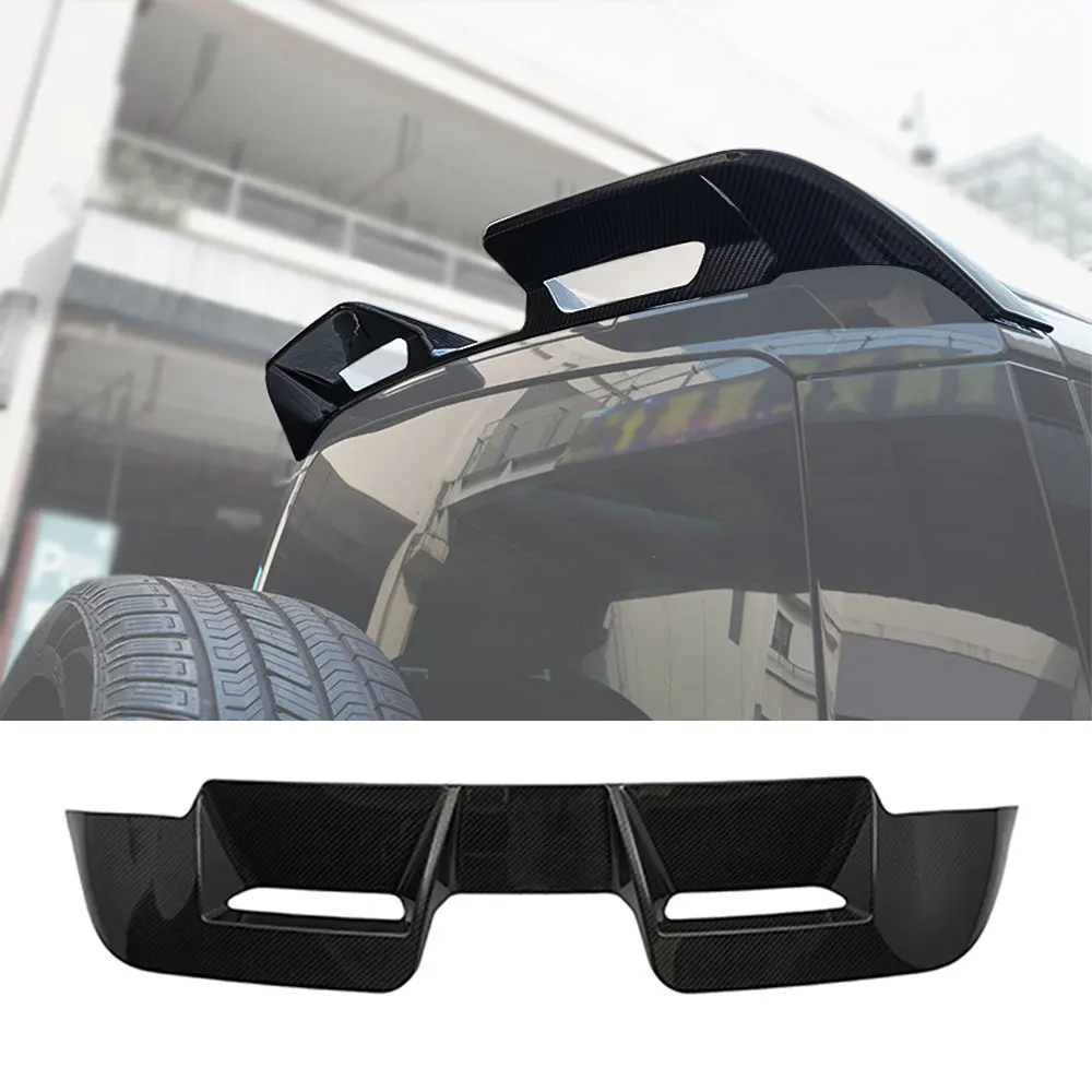 

Carbon Car Rear Spoiler Trunk Boot Wing Lip Tail Trim For 2020 LAND ROVER DEFENDER Auto Exterior Moulding