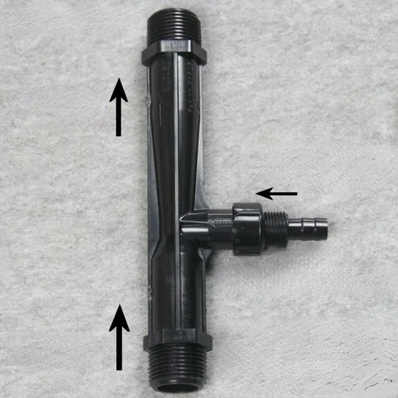 

1 шт., эжектор Вентури, водяной насос из ПВХ, смеситель для газа и жидкости, пластиковая труба, эжектор для воды, озоновый инжектор для сельскохозяйственного орошения